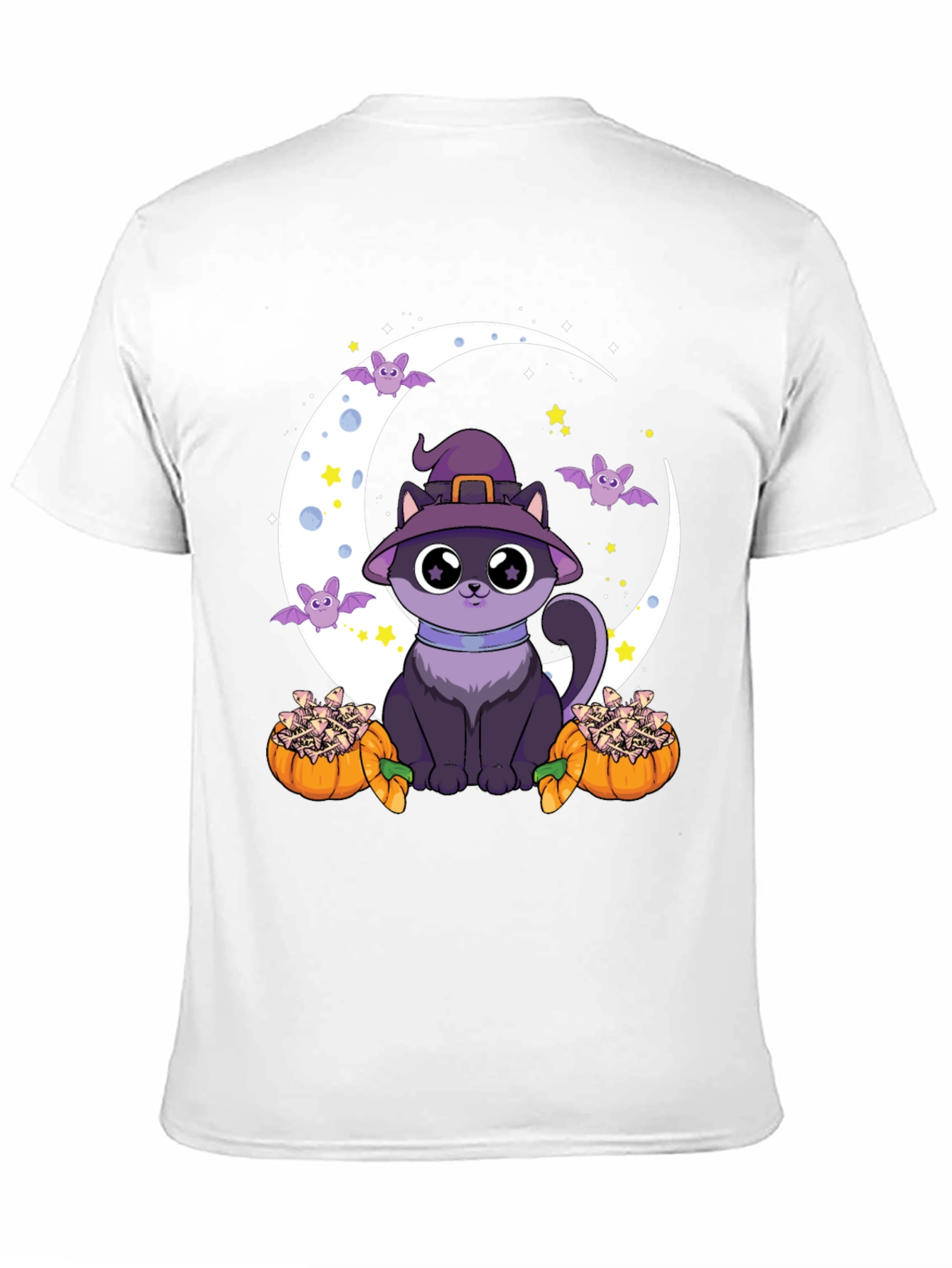 Halloween Cat Moon T-Shirt