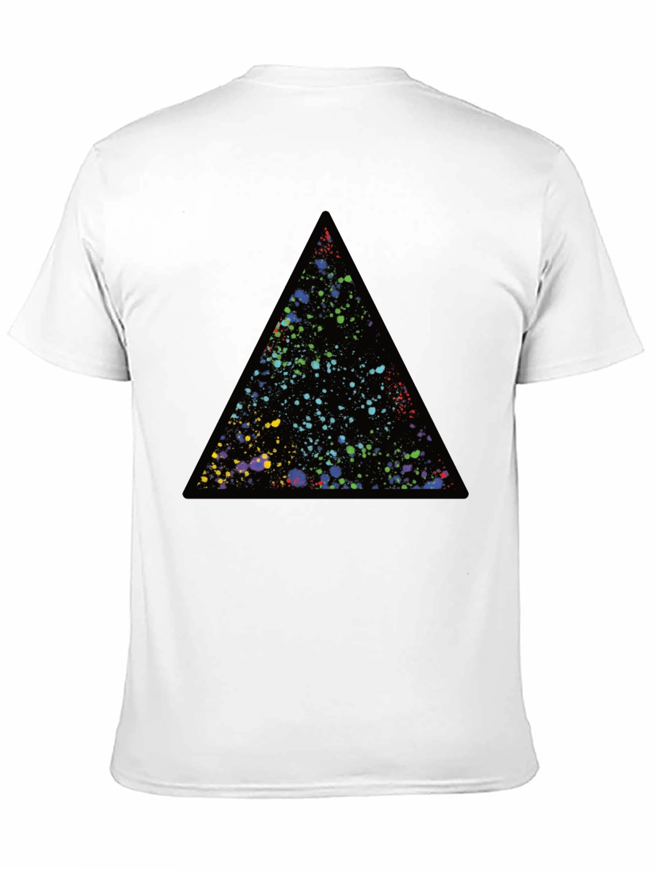 Galaxy Triangle Black T-Shirt
