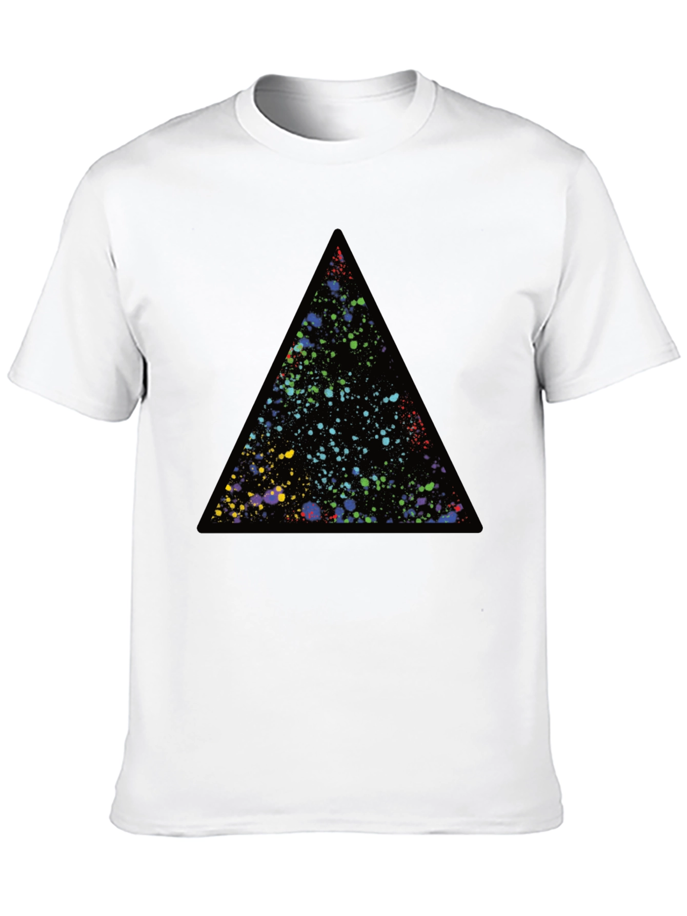 Galaxy Triangle Black T-Shirt