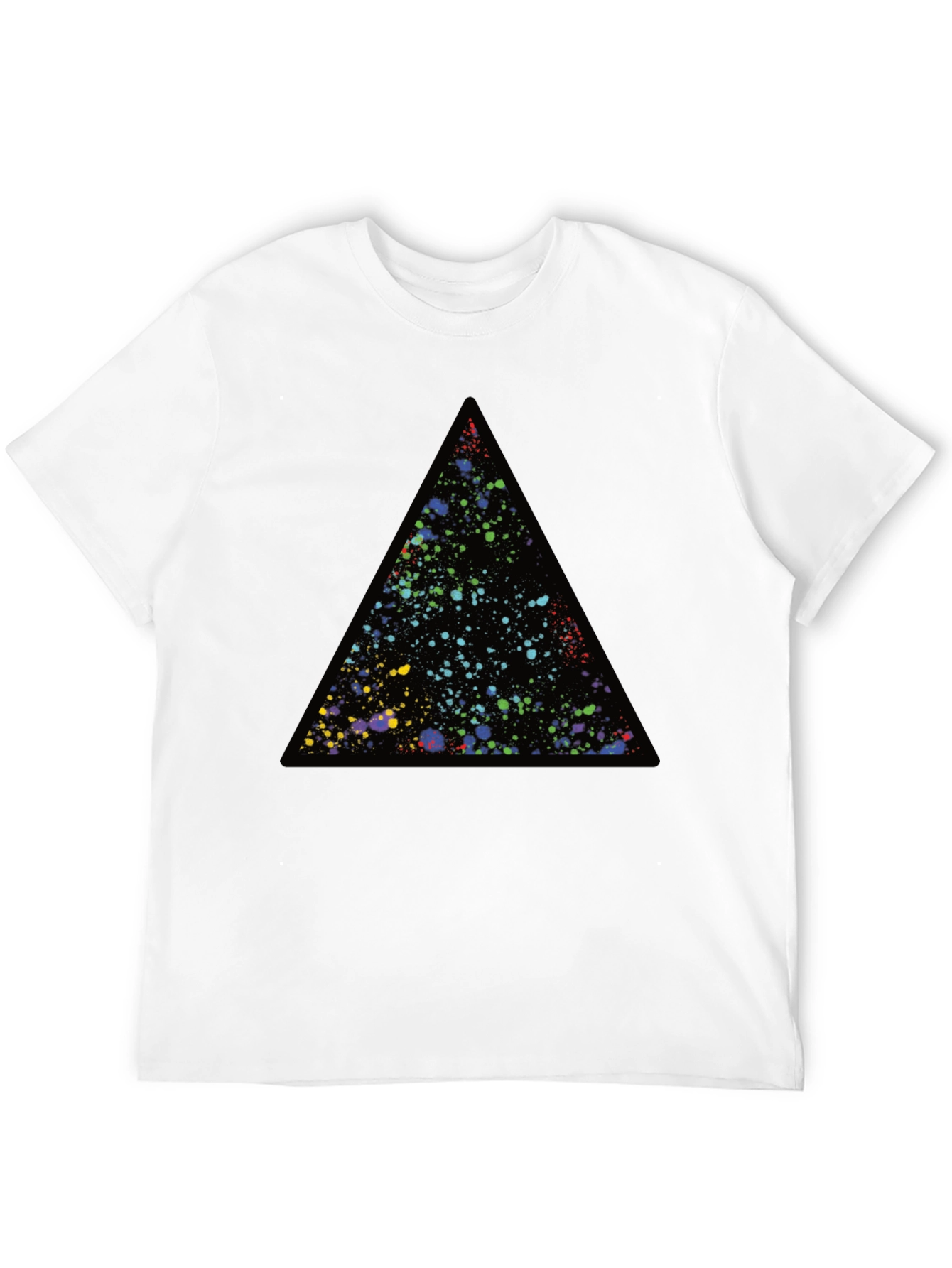 Galaxy Triangle Black T-Shirt