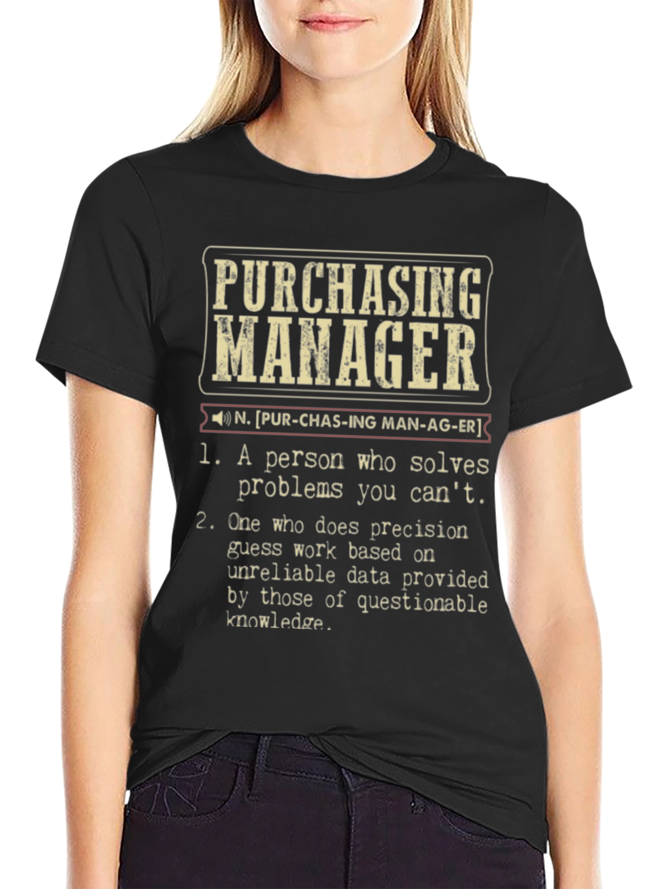 Purchasing Manager Definition T-Shirt
