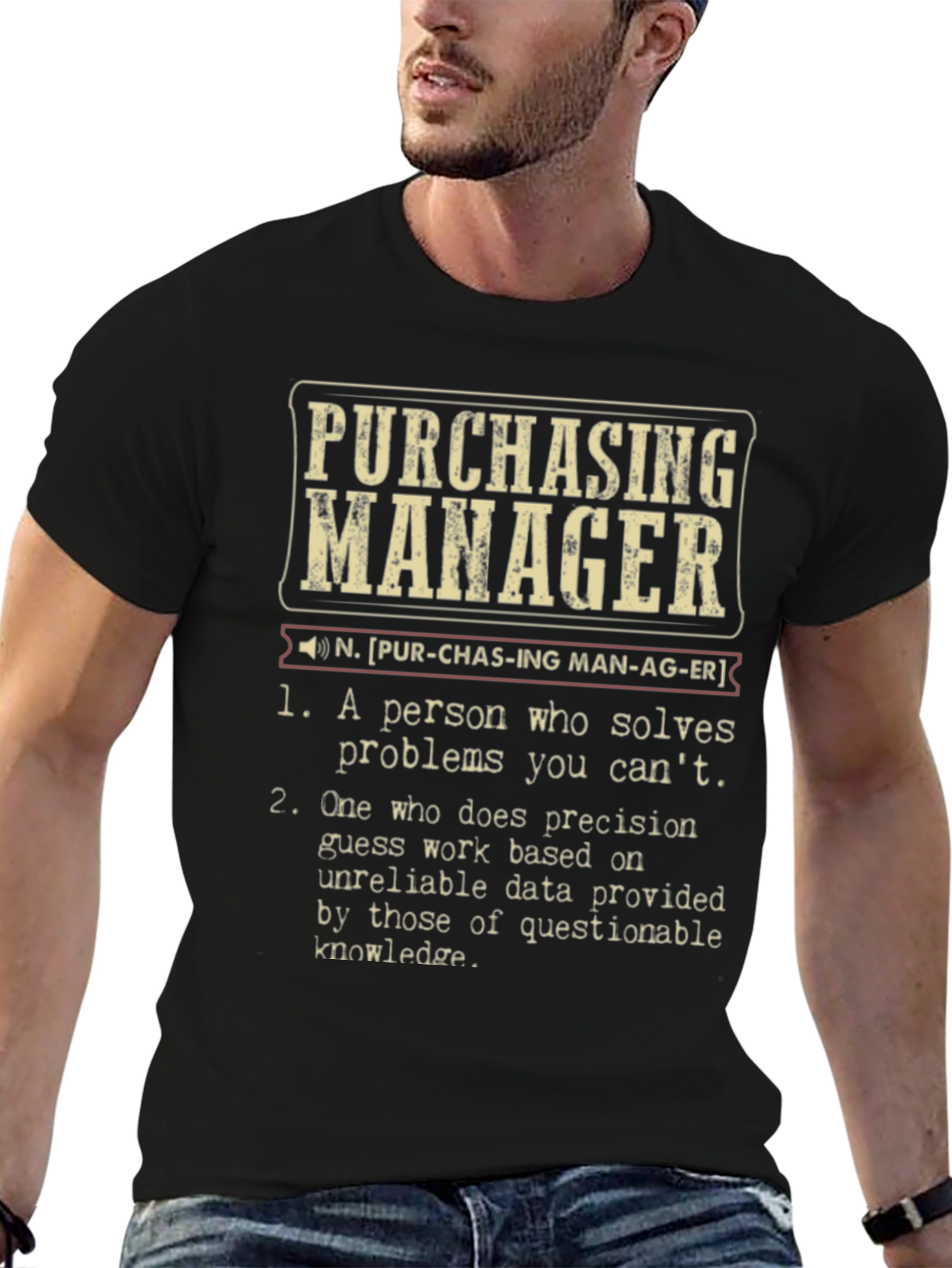 Purchasing Manager Definition T-Shirt