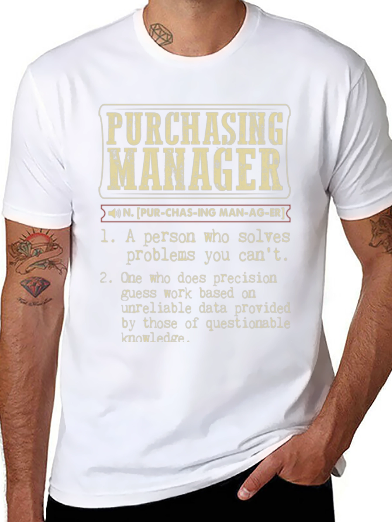Purchasing Manager Definition T-Shirt