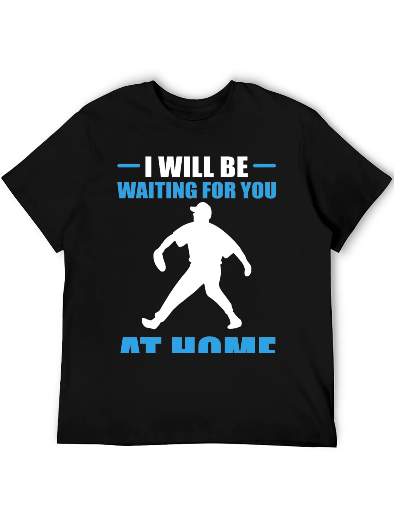 Waiting At Home Baseball T-Shirt