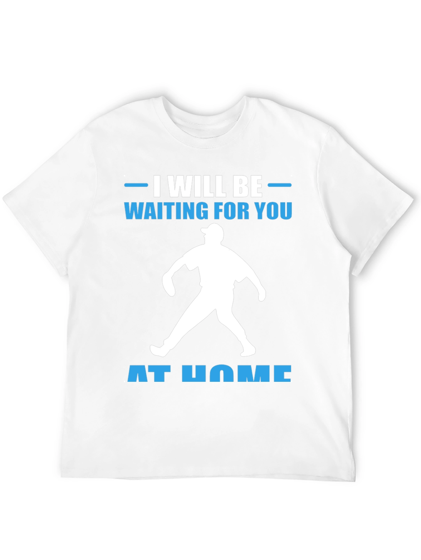 Waiting At Home Baseball T-Shirt
