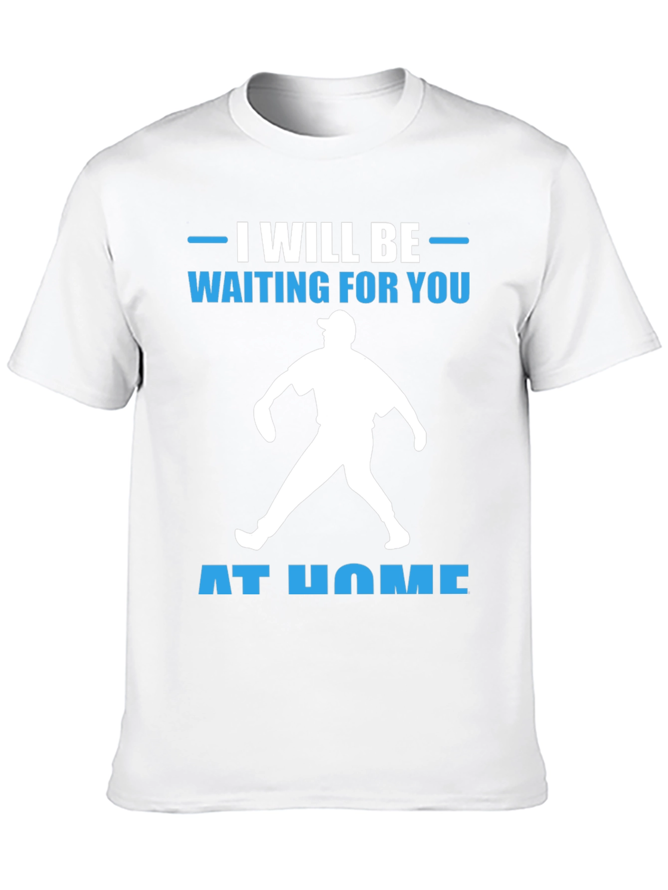 Waiting At Home Baseball T-Shirt