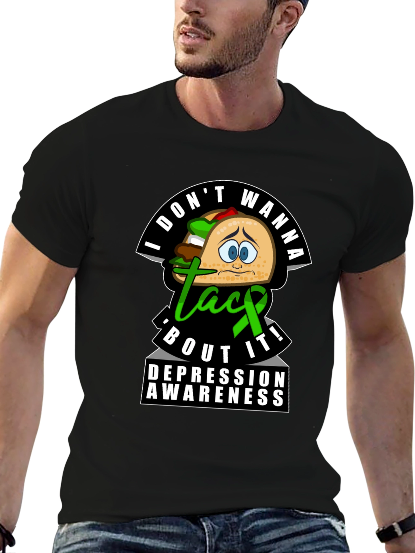 Taco Depression Awareness T-Shirt