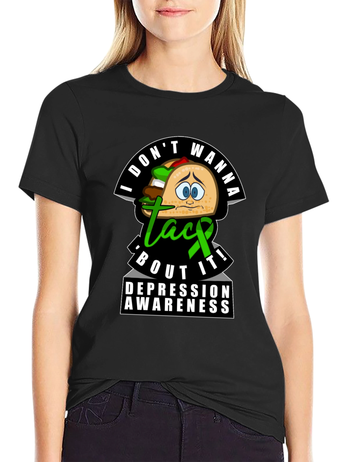 Taco Depression Awareness T-Shirt