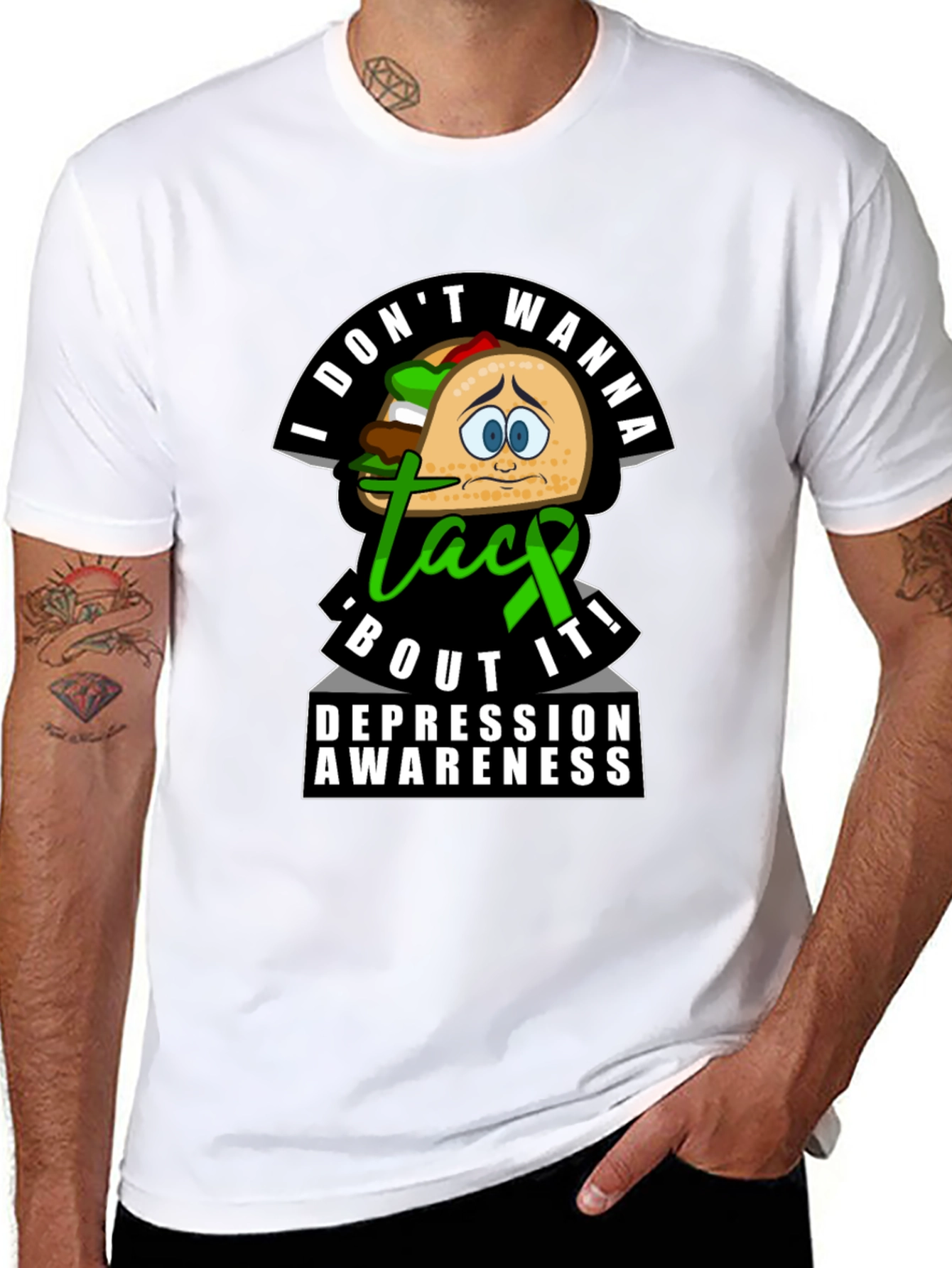Taco Depression Awareness T-Shirt
