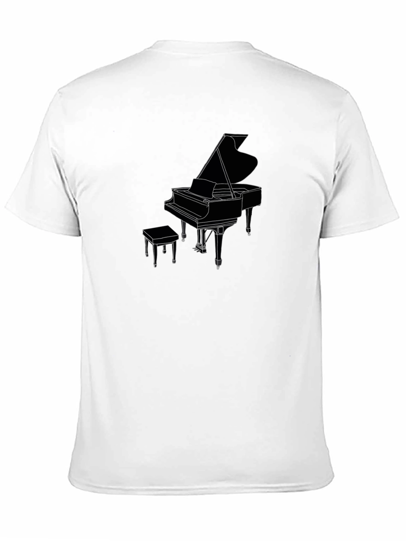 Grand Piano T-Shirt - Music Lover Tee