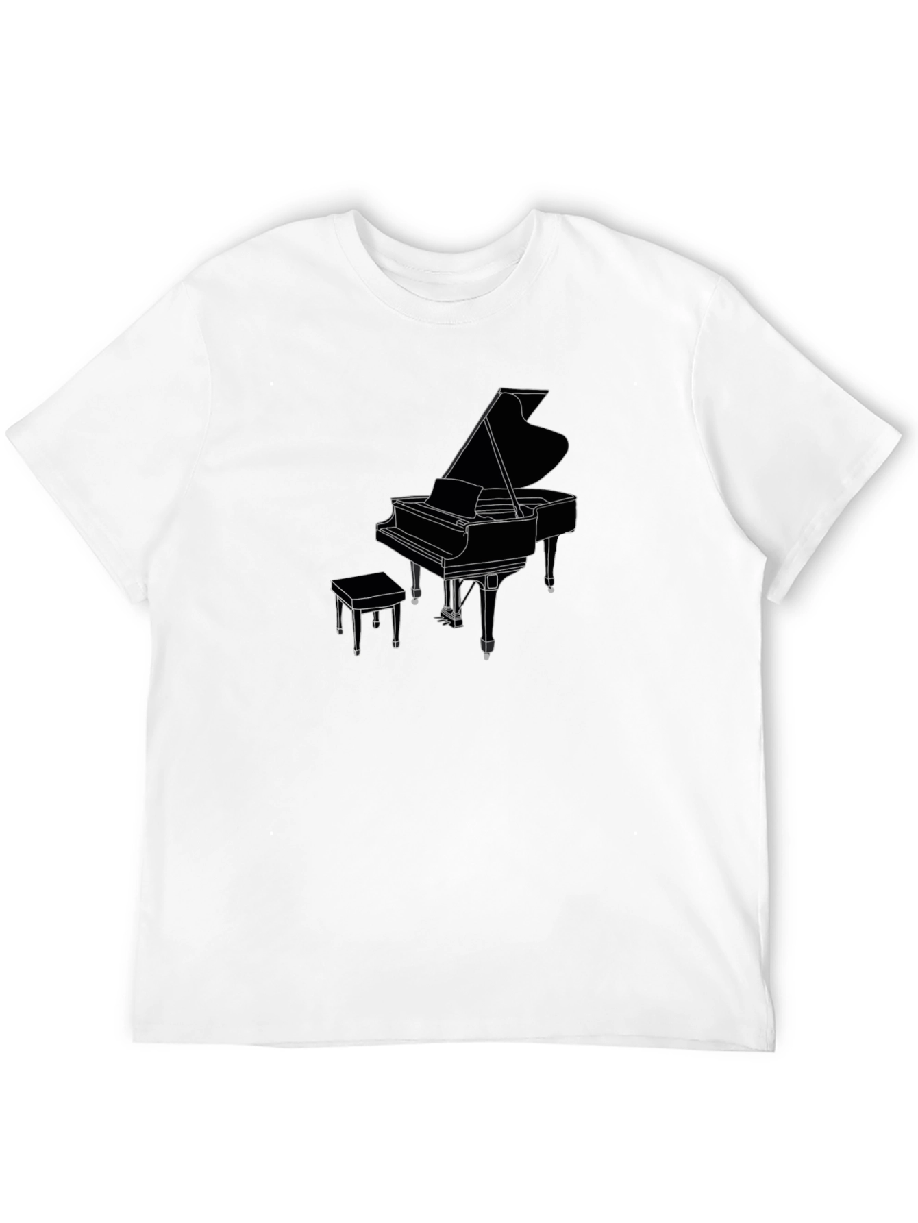 Grand Piano T-Shirt - Music Lover Tee