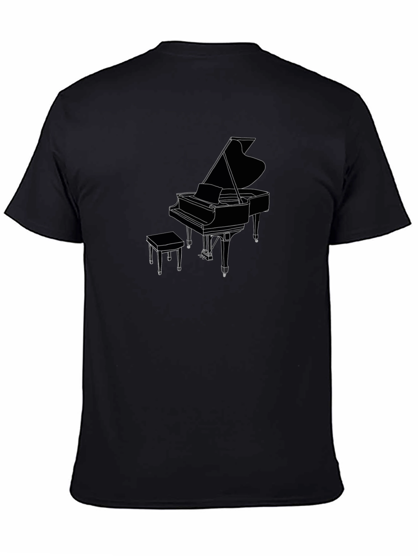 Grand Piano T-Shirt - Music Lover Tee