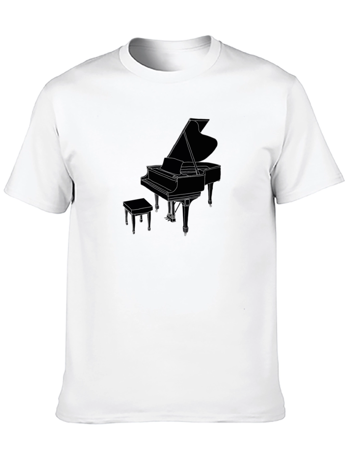 Grand Piano T-Shirt - Music Lover Tee