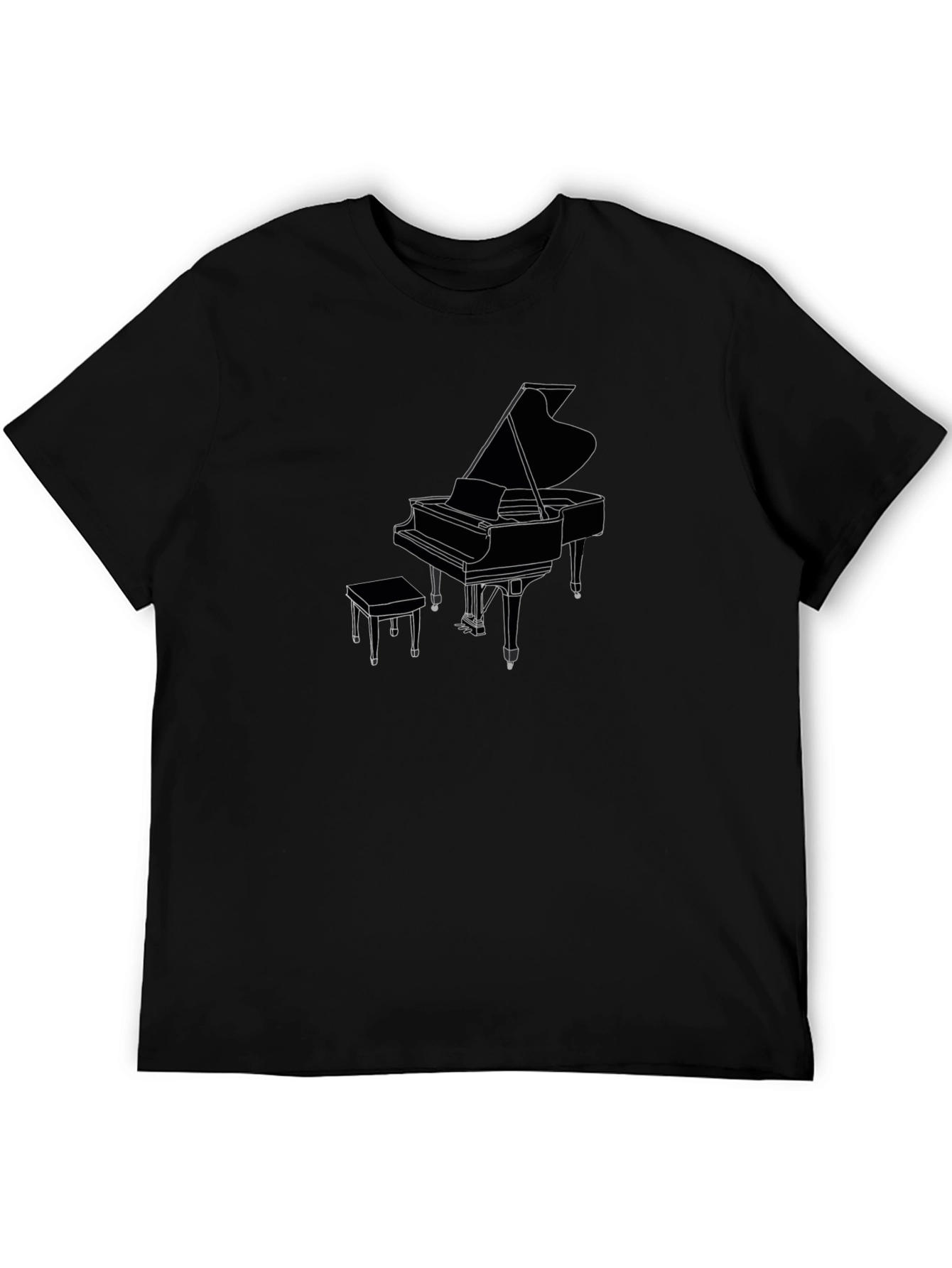 Grand Piano T-Shirt - Music Lover Tee