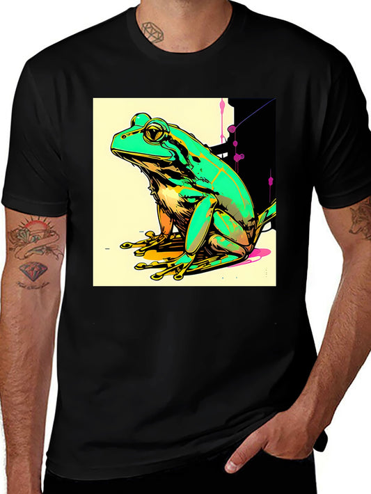 Frog Graphic T-Shirt - Quirky Animal Tee