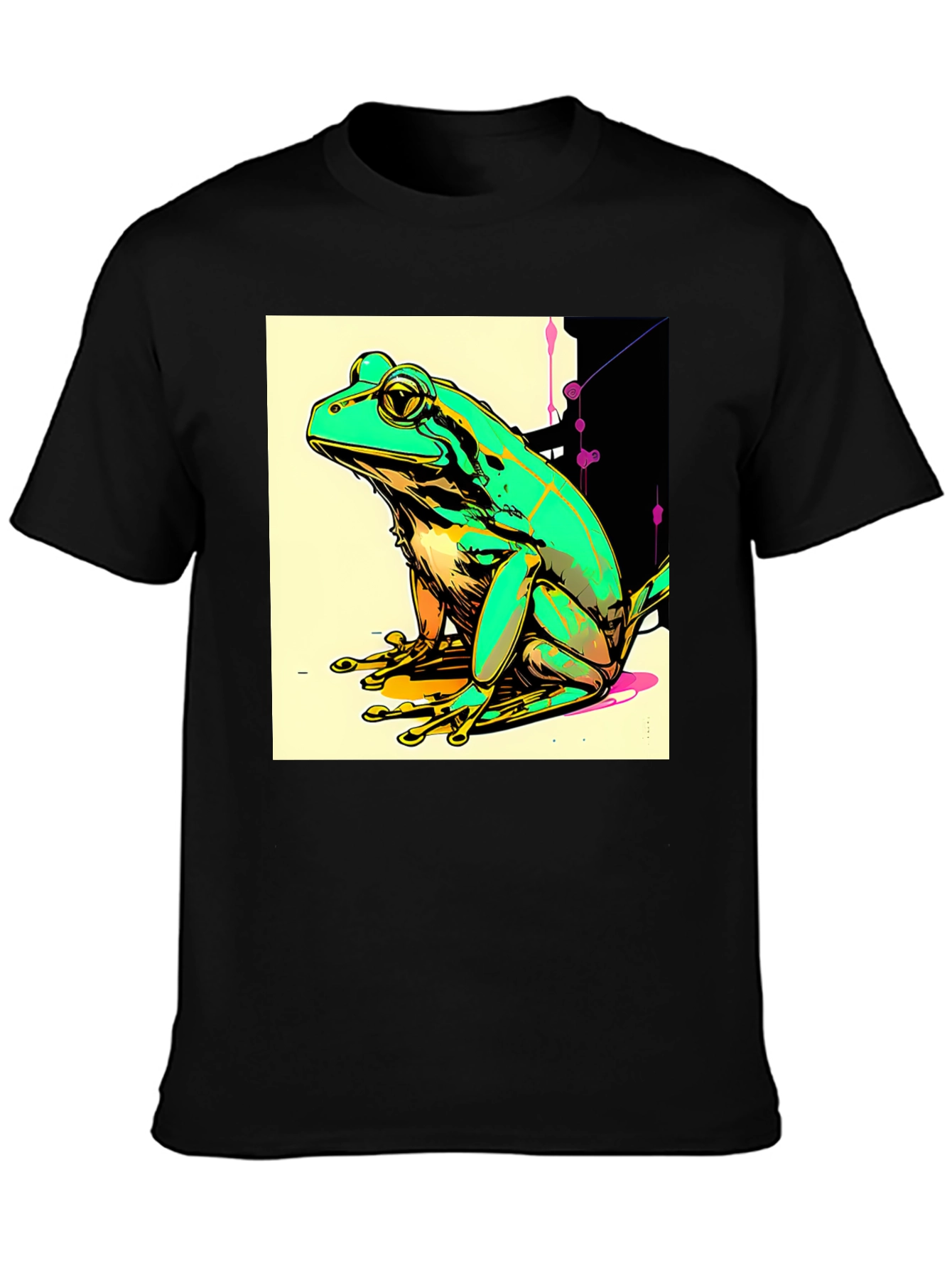 Frog Graphic T-Shirt - Quirky Animal Tee