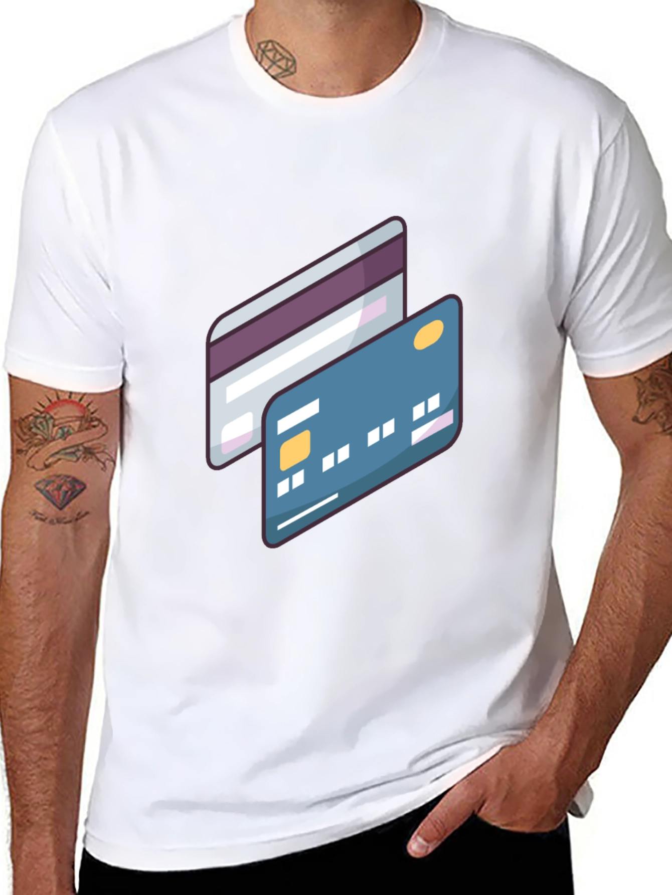 Credit Card Graphic T-Shirt