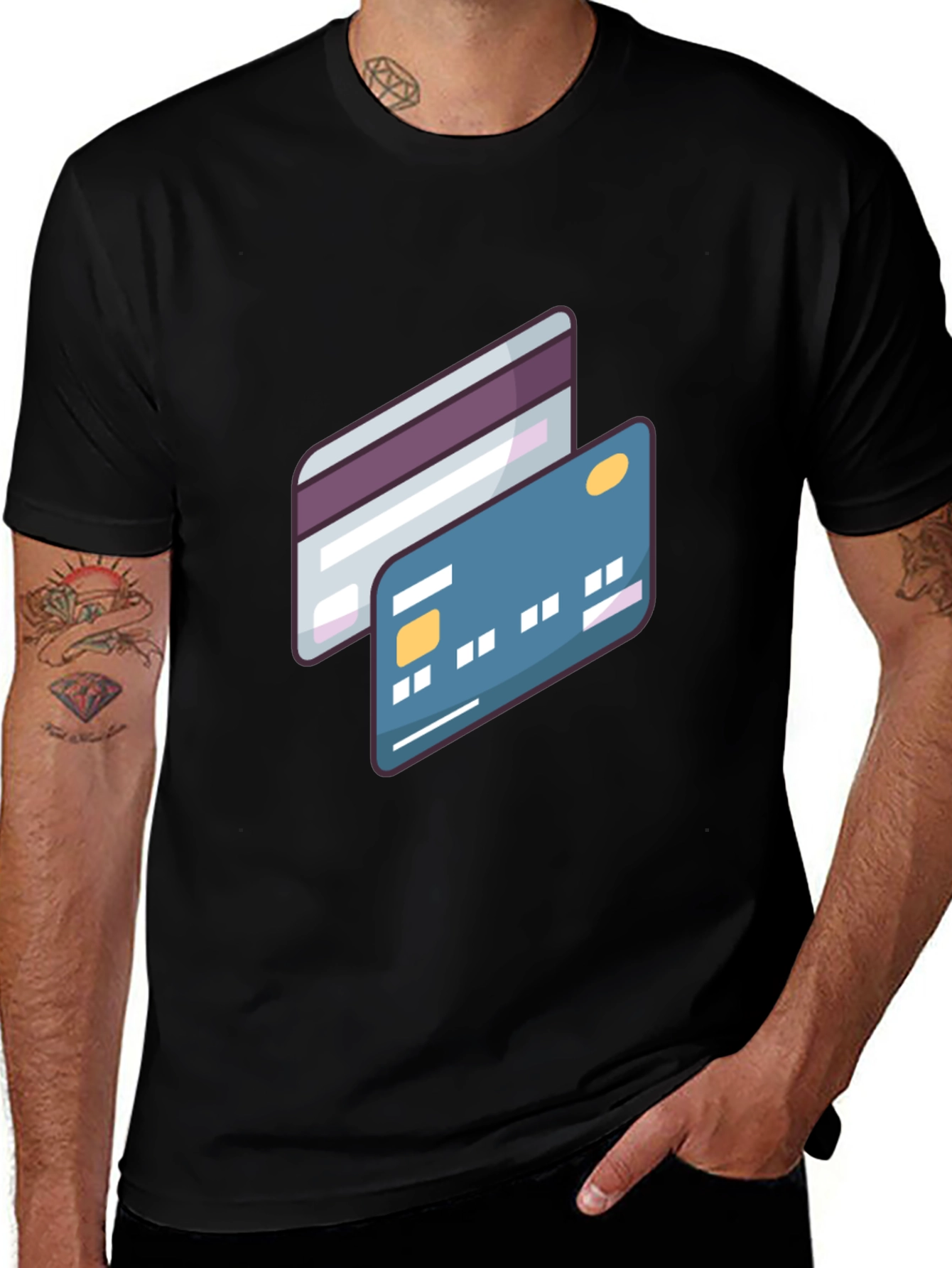 Credit Card Graphic T-Shirt