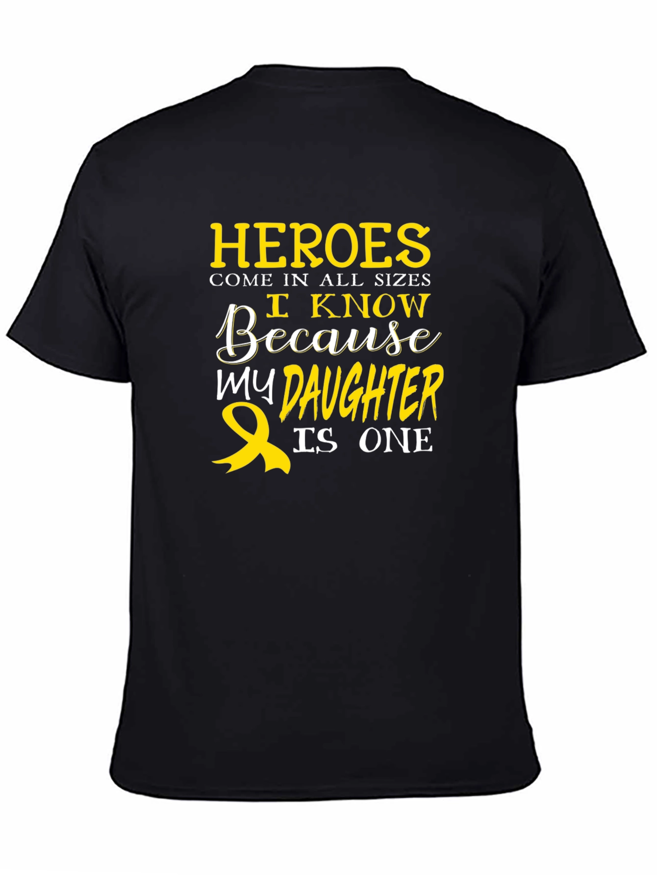 Heroes Daughter T-Shirt: Awareness Support Tee