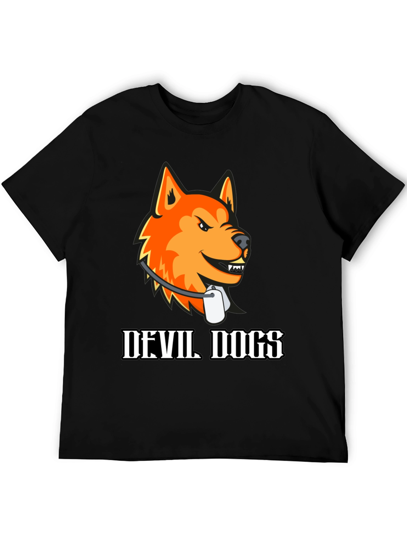 Devil Dogs Graphic Tee - Bold Animal Print Shirt