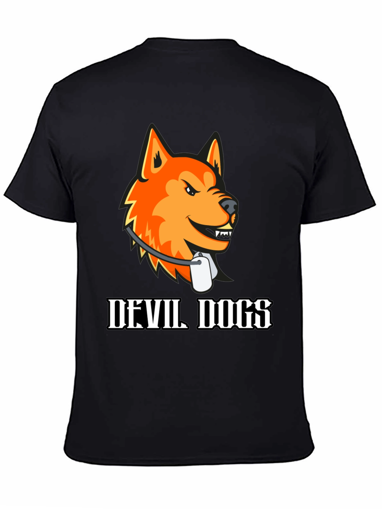 Devil Dogs Graphic Tee - Bold Animal Print Shirt