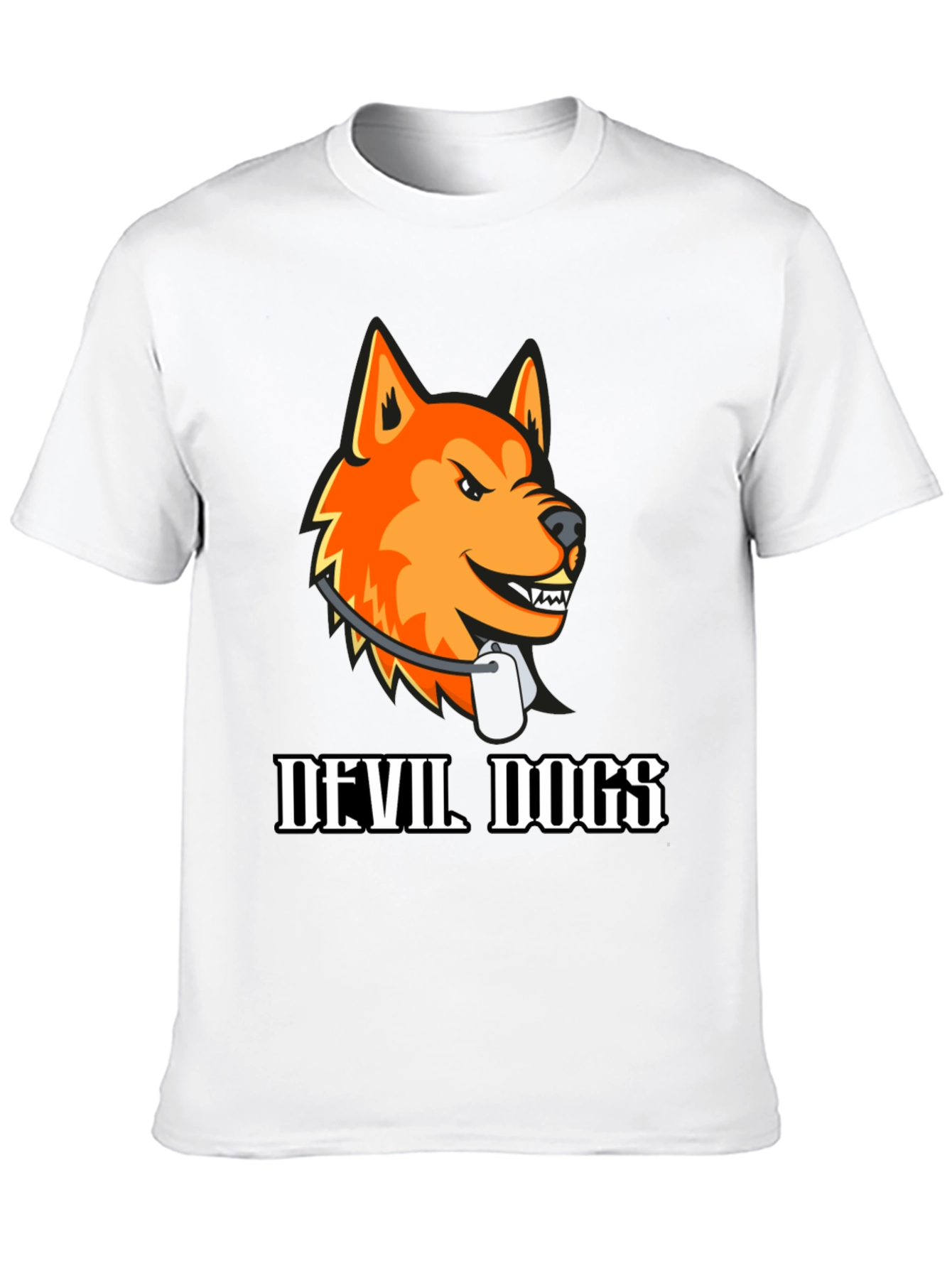 Devil Dogs Graphic Tee - Bold Animal Print Shirt