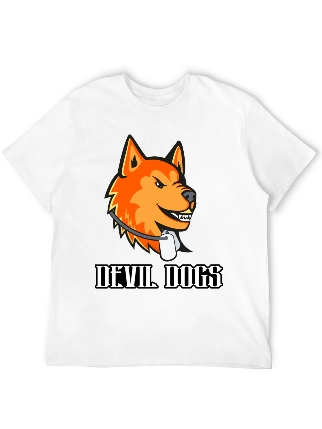 Devil Dogs Graphic Tee - Bold Animal Print Shirt