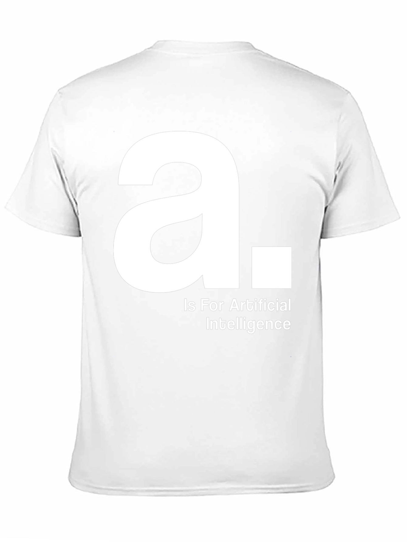 A is for Artificial Intelligence Black T-Shirt
