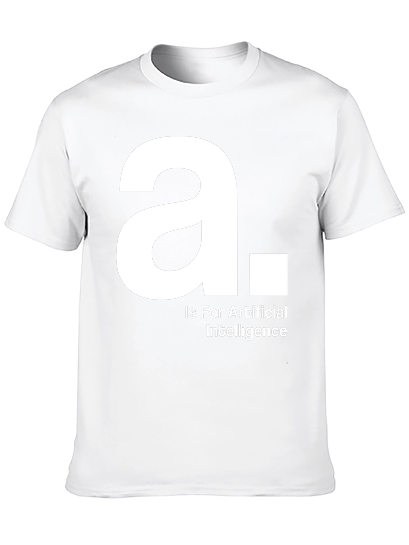 A is for Artificial Intelligence Black T-Shirt
