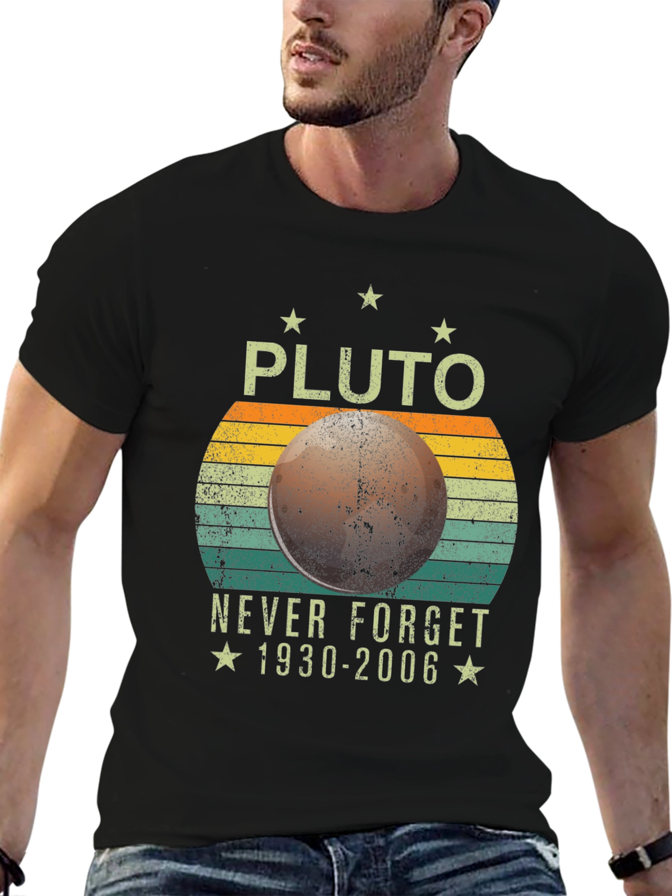 Pluto Never Forget Graphic T-Shirt