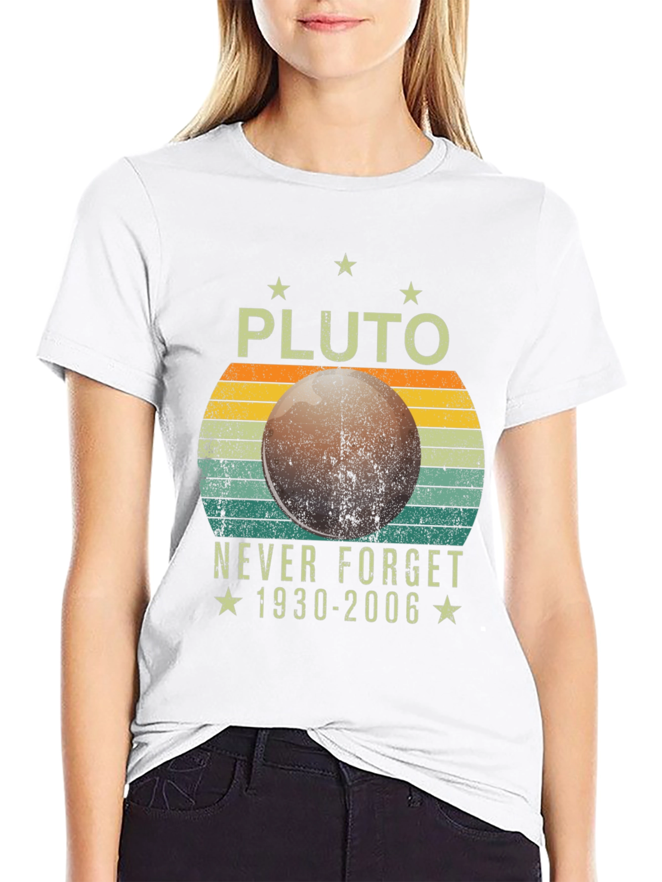 Pluto Never Forget Graphic T-Shirt