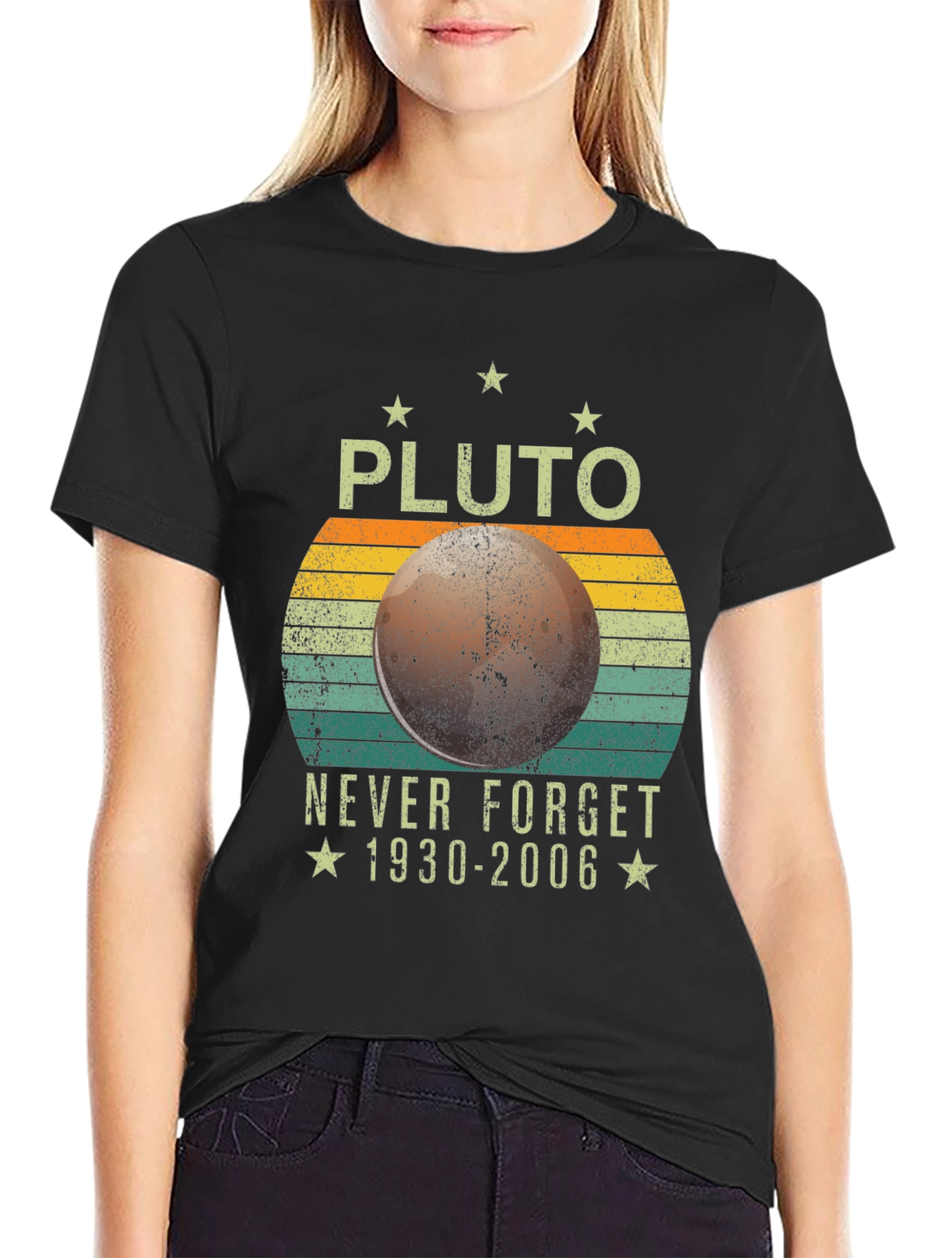 Pluto Never Forget Graphic T-Shirt