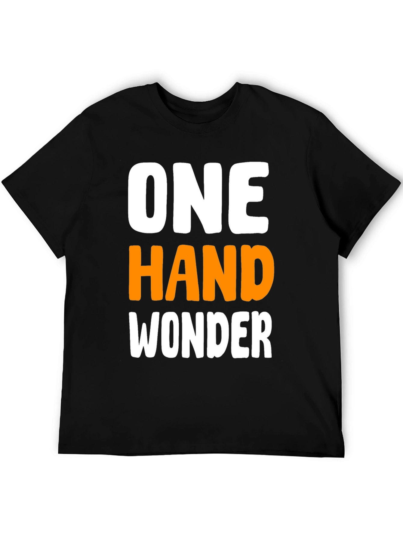 One Hand Wonder Graphic T-Shirt - Black