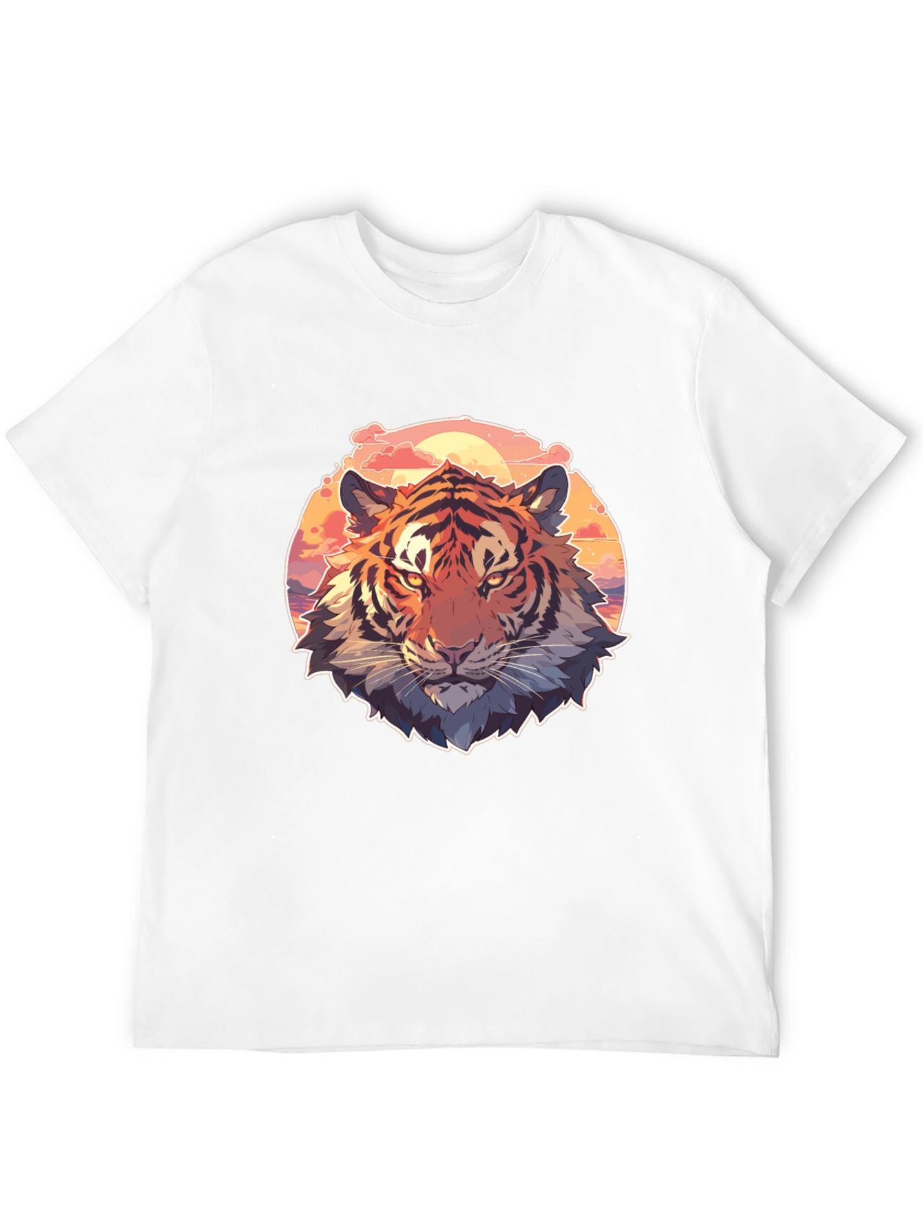 Cool Tiger Graphic Black T-Shirt