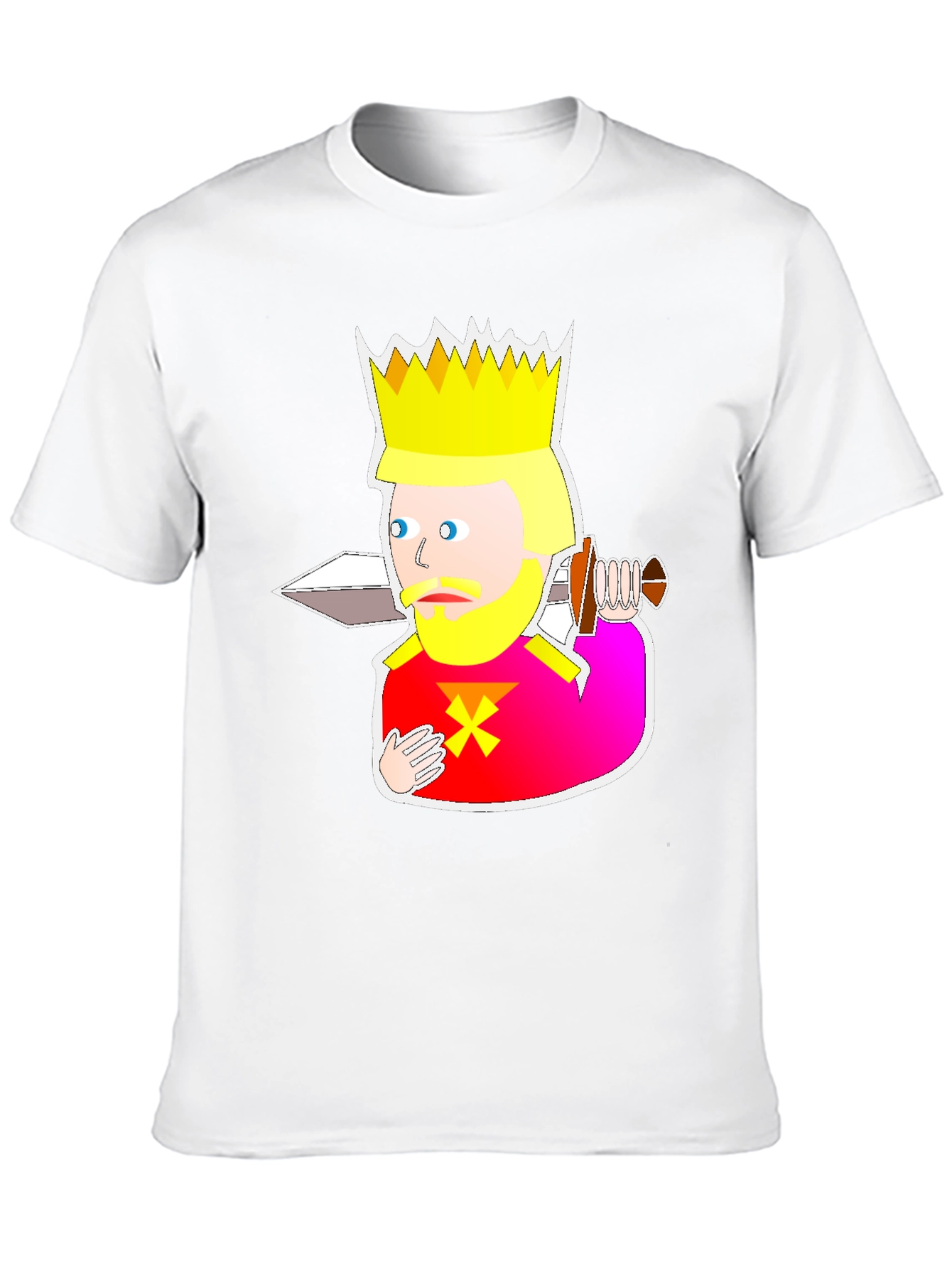 King Cartoon Graphic Tee - Black