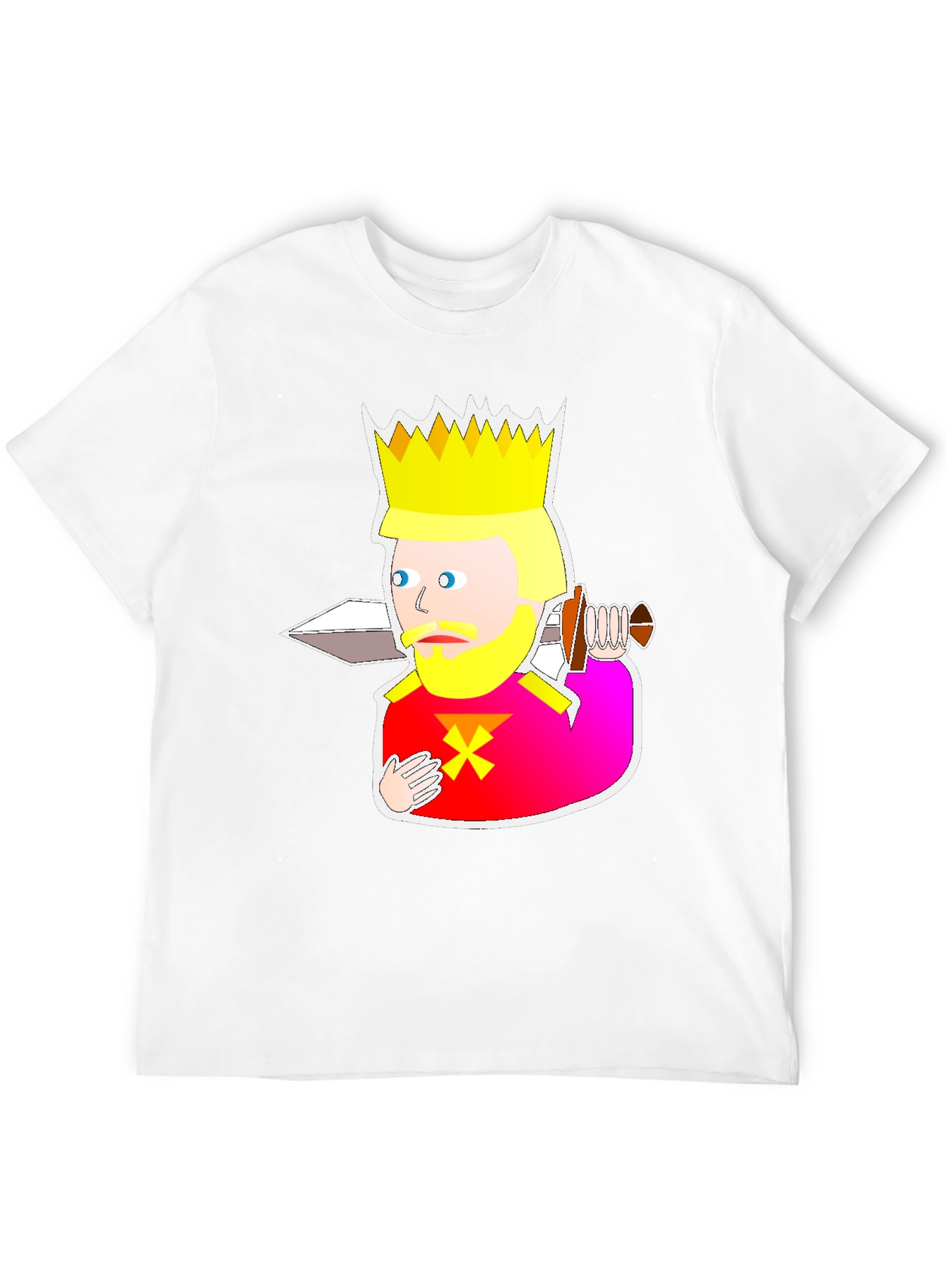 King Cartoon Graphic Tee - Black