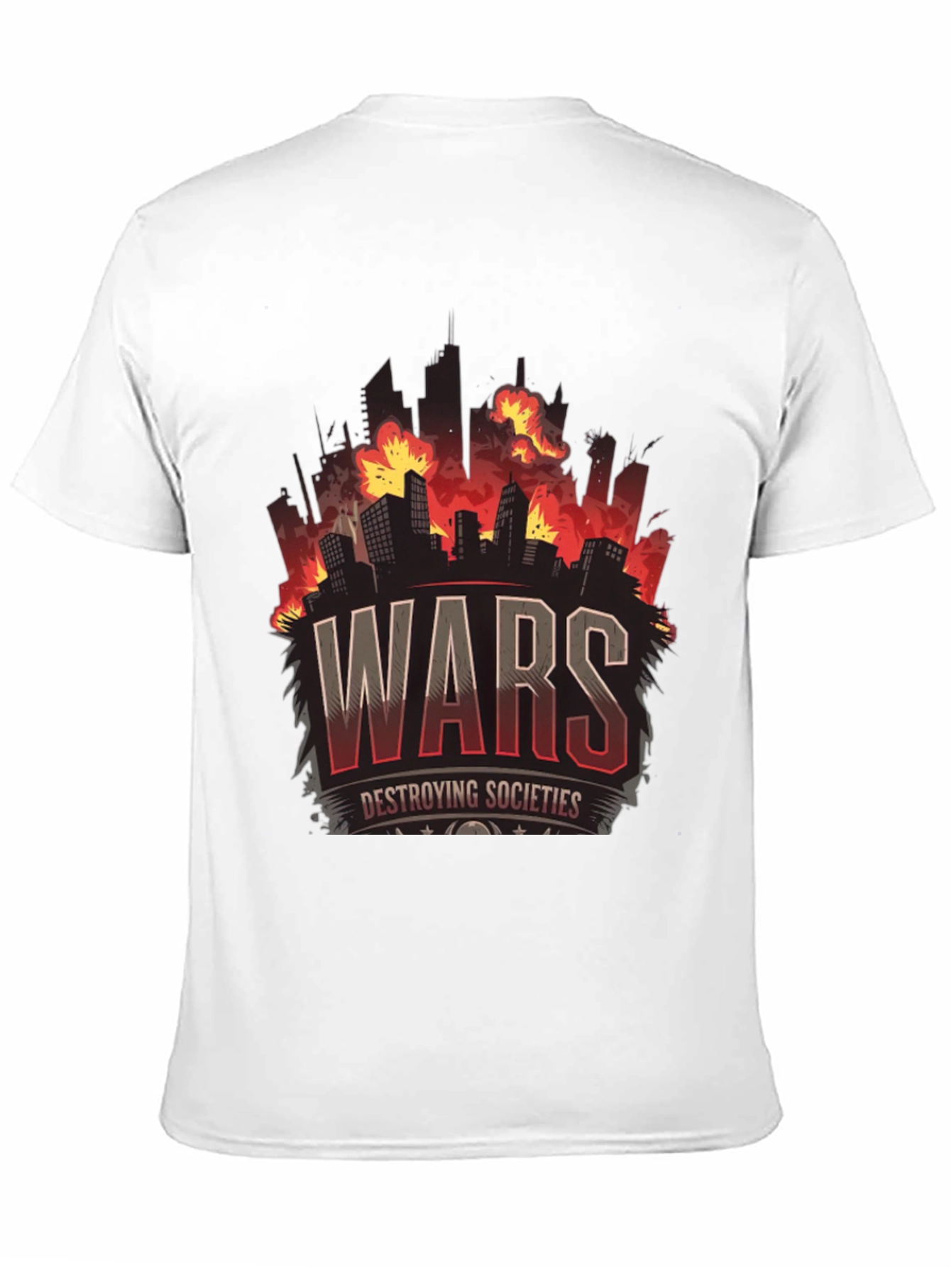 War Destroying Society Black T-Shirt