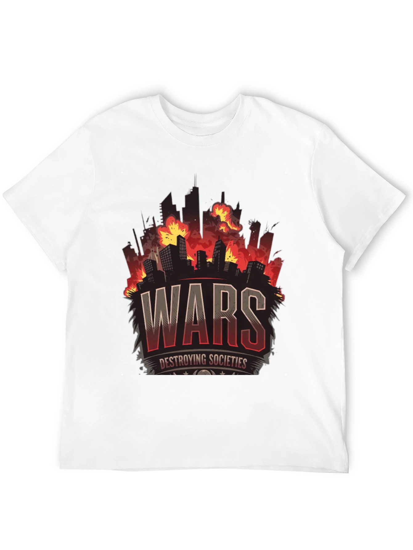 War Destroying Society Black T-Shirt