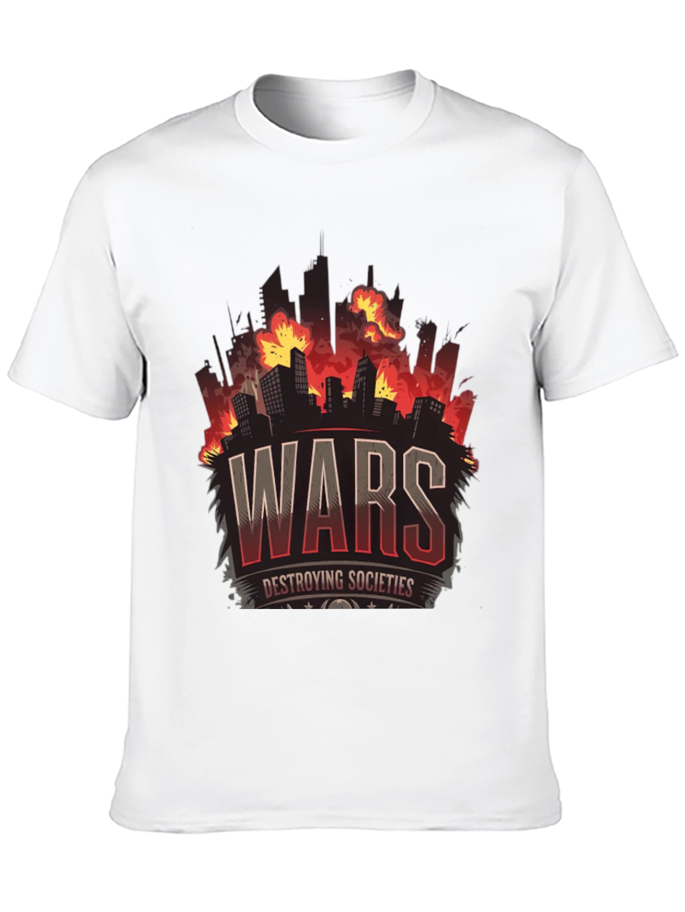 War Destroying Society Black T-Shirt