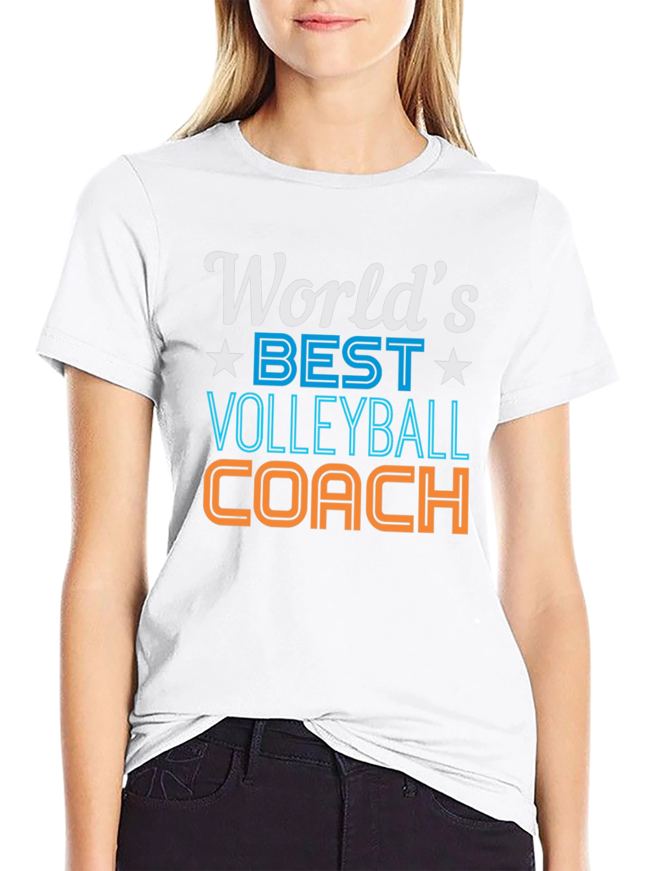 Worlds Best Volleyball Coach Graphic Tee
