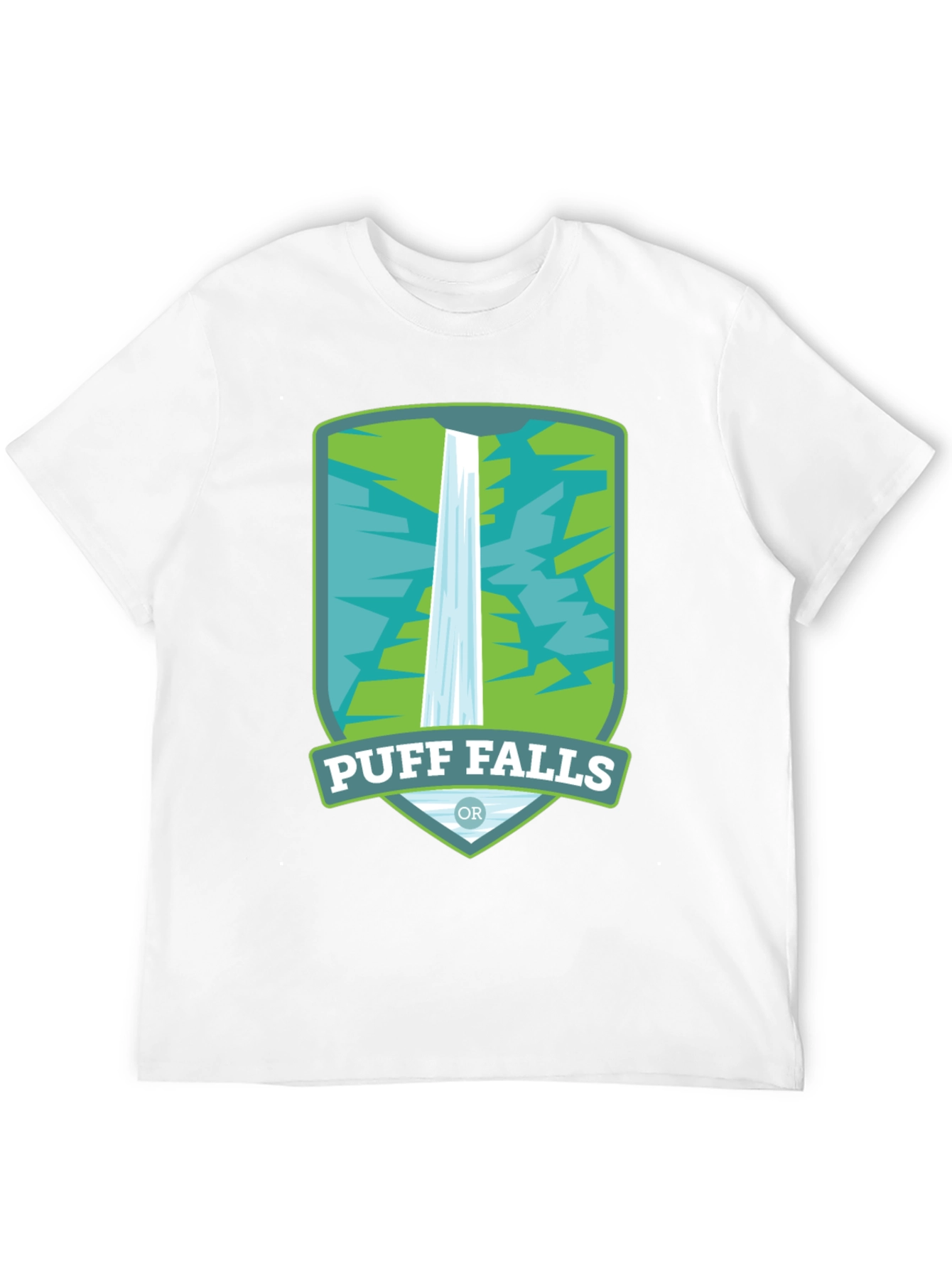 Puff Falls Oregon Graphic Tee - Black