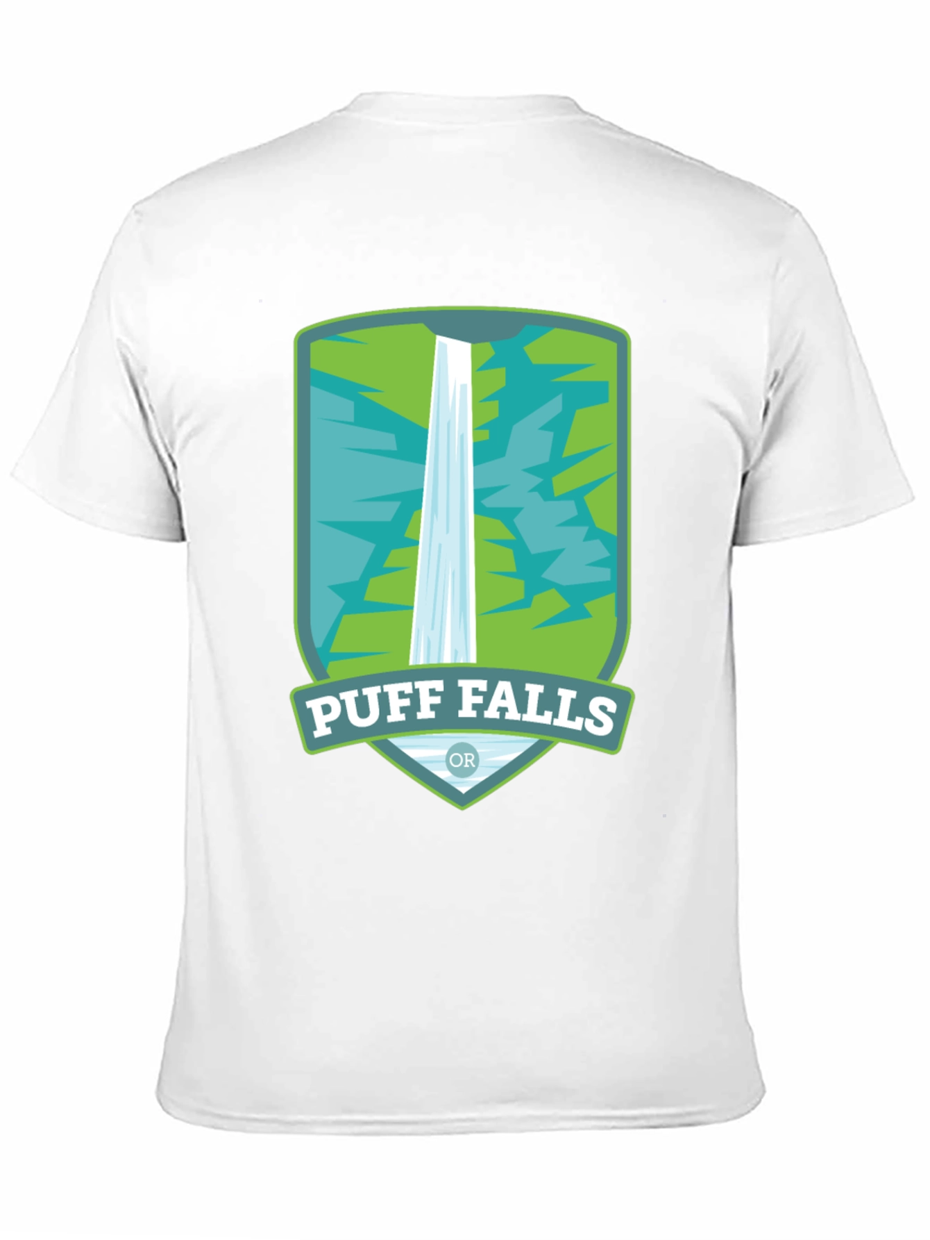 Puff Falls Oregon Graphic Tee - Black