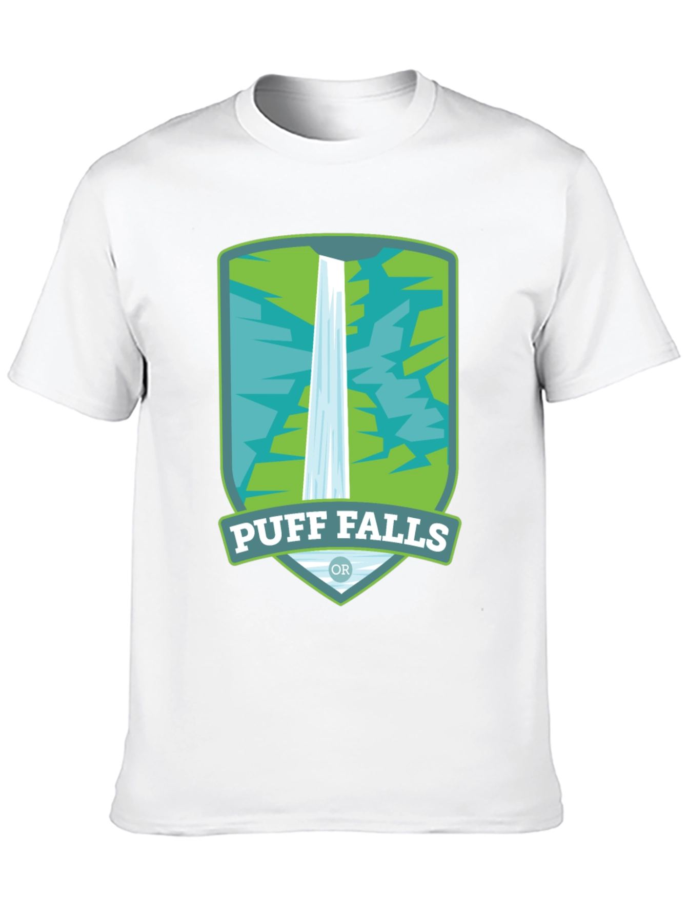 Puff Falls Oregon Graphic Tee - Black