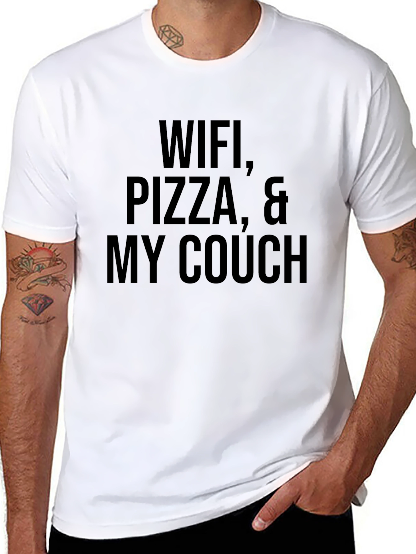Wifi Pizza & My Couch T-Shirt