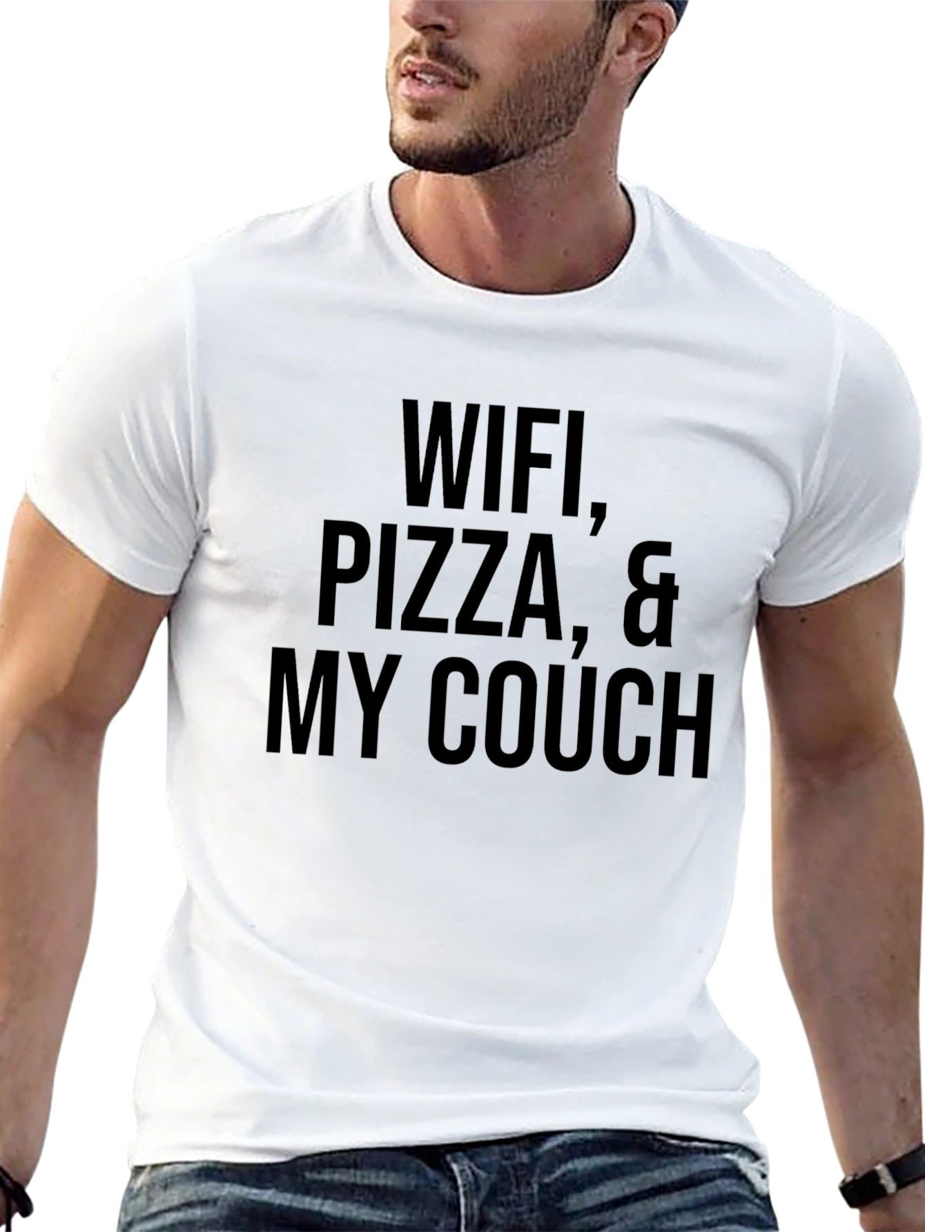 Wifi Pizza & My Couch T-Shirt