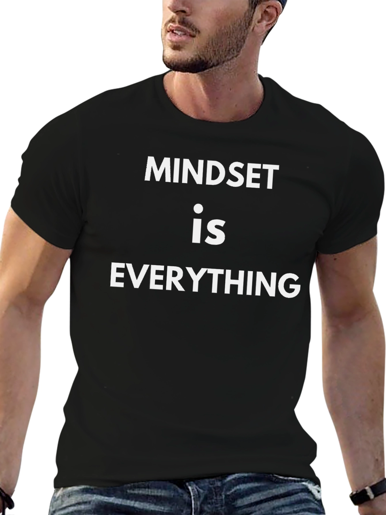 Mindset is Everything Graphic Tee - Black