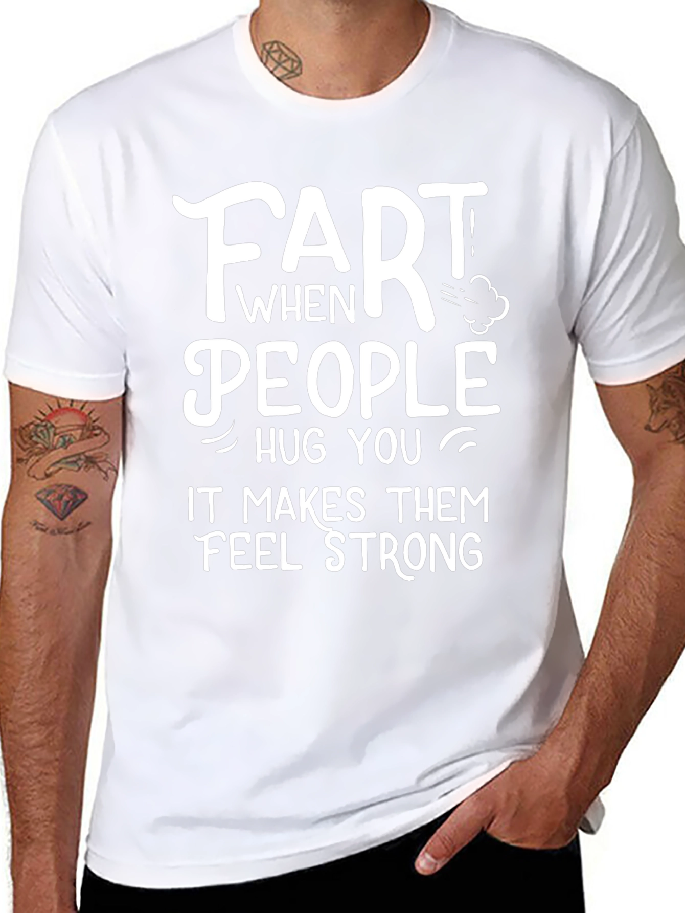 Funny Fart People Hug You T-Shirt