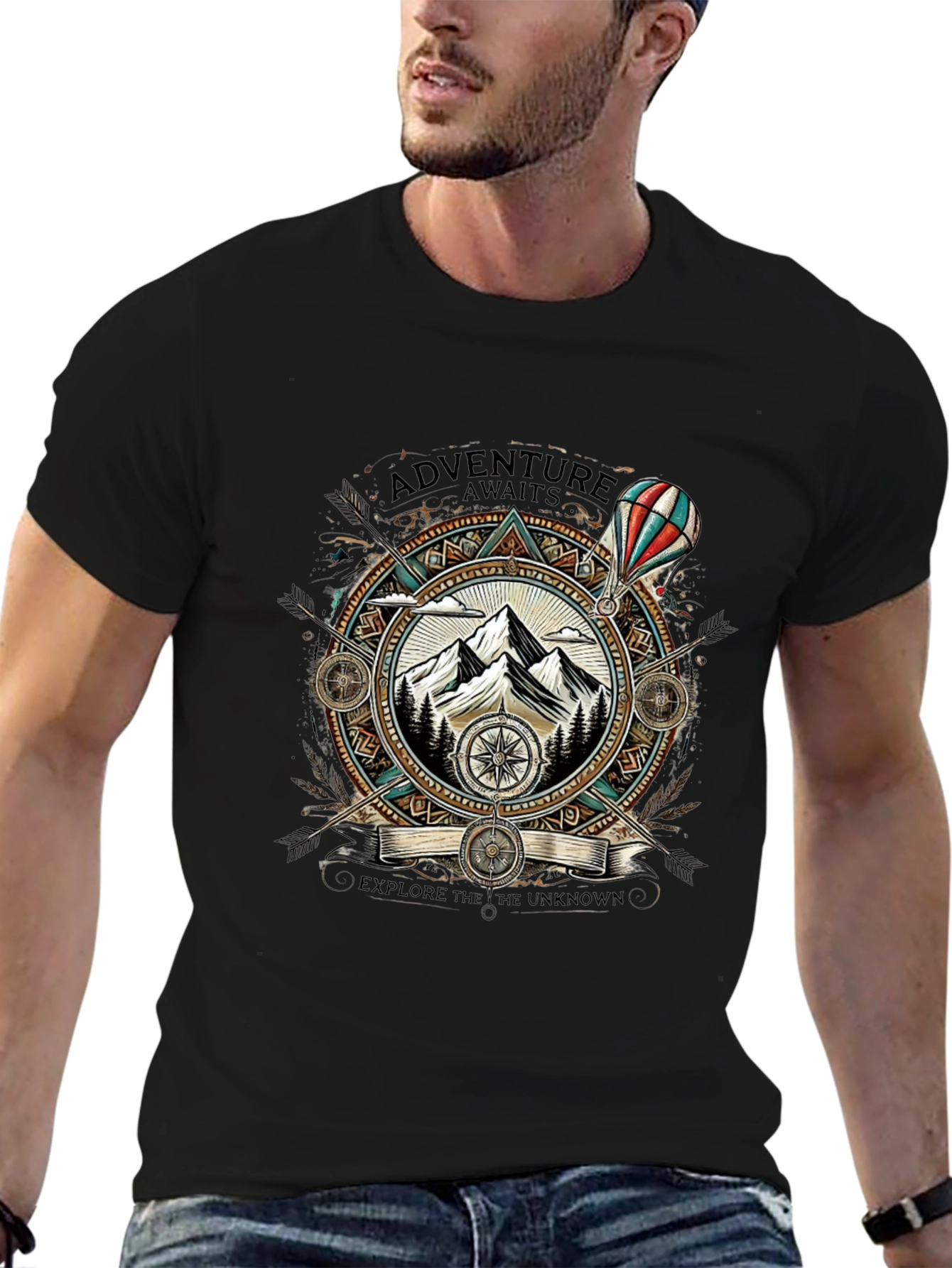 Adventure Awaits Graphic T-Shirt