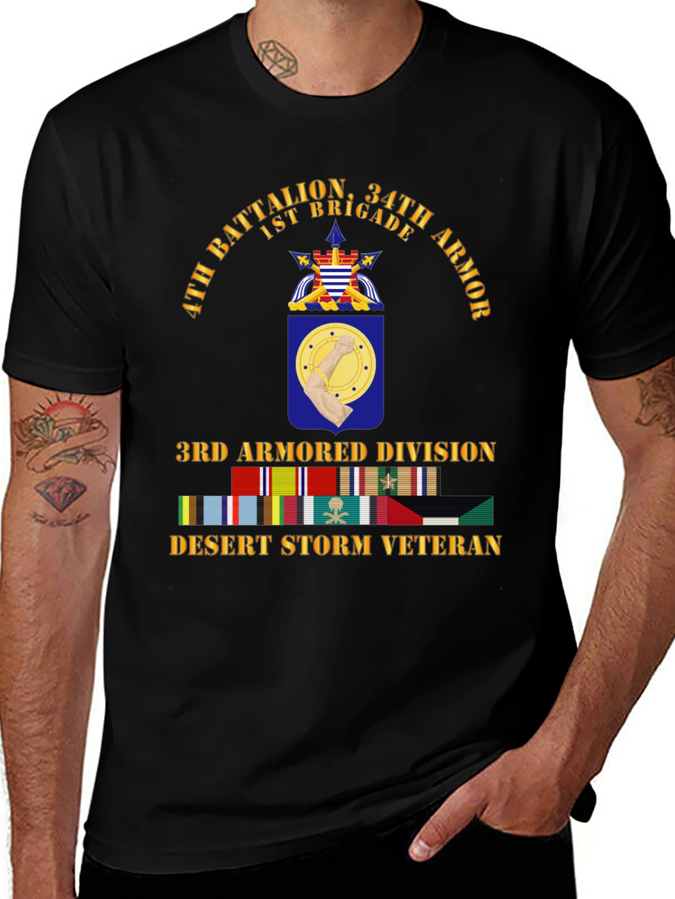 4th Battalion Desert Storm Veteran T-Shirt