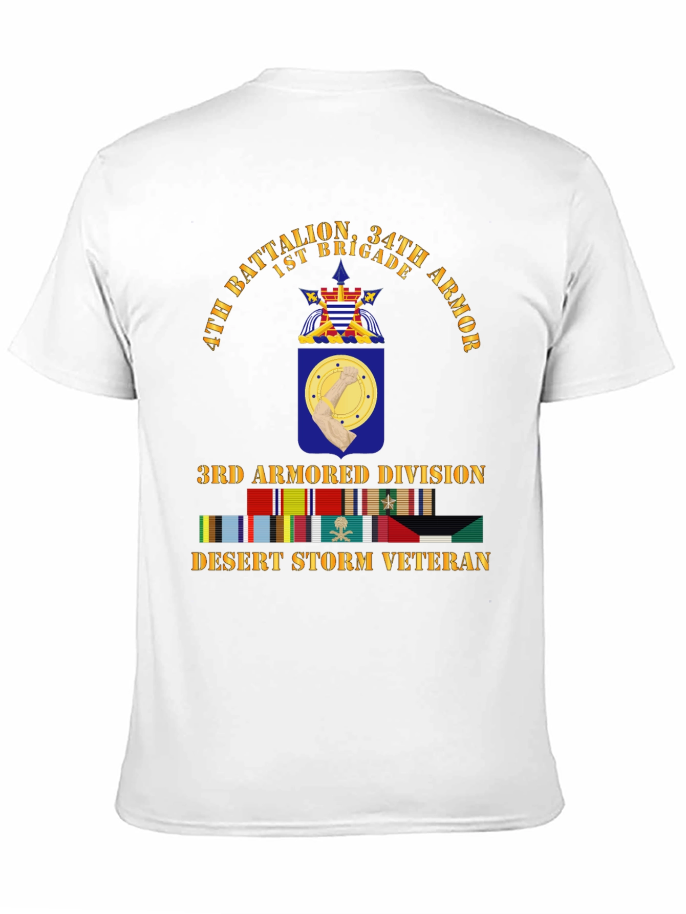 4th Battalion Desert Storm Veteran T-Shirt